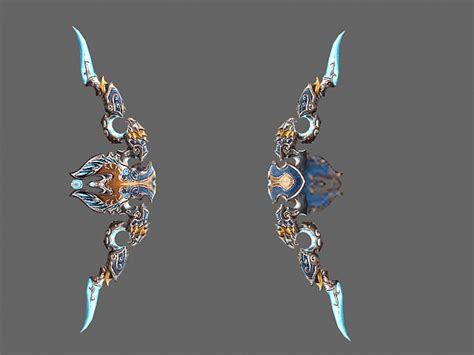 Legendary Bow Thoridal The Stars Fury 3d Model 3dsmax Files Free