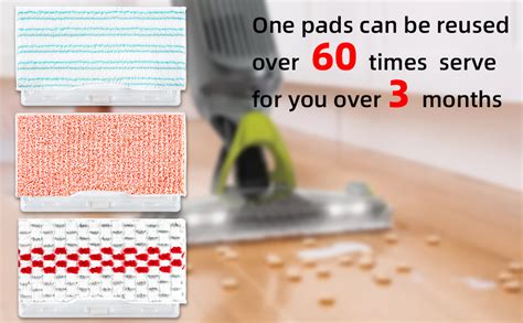 Amazon Nixoot Pack Reusable Mop Pad Refills Compatible With