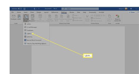 How to Print Labels from Excel