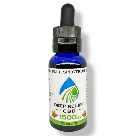 Cbd Deep Relief Chocolate Mint Full Spectrum Tincture 1500mg30ml