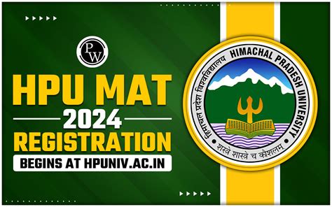 HPU MAT 2024 Registration Begins At Hpuniv Ac In Check Complete