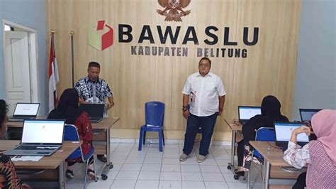 Bawaslu Belitung Gelar Tes CAT Bagi Pendaftar Baru Anggota Panwascam