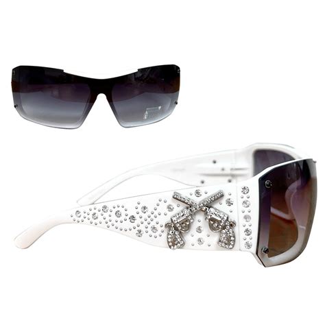 Montana West Double Pistol Sunglasses By Pairs Cowgirl Wear