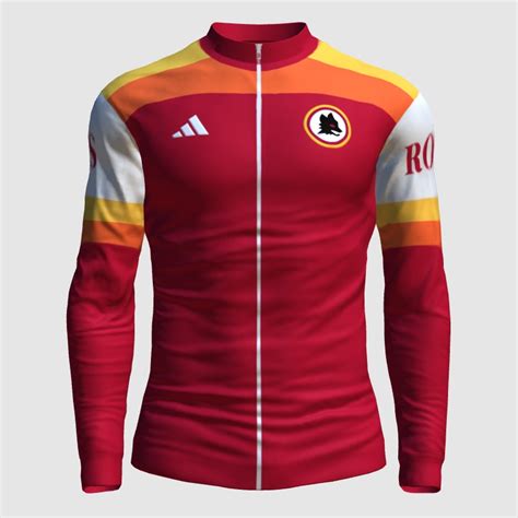 AS Roma X Adidas Anthem Jacket Concept FIFA 23 Kit Creator Showcase