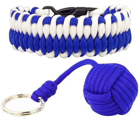 550 Lb Paracord Survival Bracelet And 550 Paracord Key Lanyard Monkey