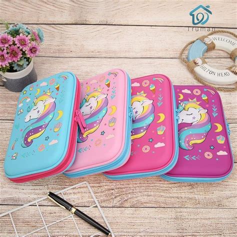 Jual Tempat Pensil Anak Anak Lucu Kapasitas Besar Kartun Kuda Tas