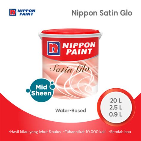 Jual Satin Glo Tinting L Cat Dinding Tulis Premium Nippon Paint