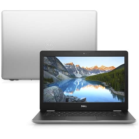 Notebook Dell Inspiron 3480 14 HD I5 8265U 1TB 4GB Win10 H Prata