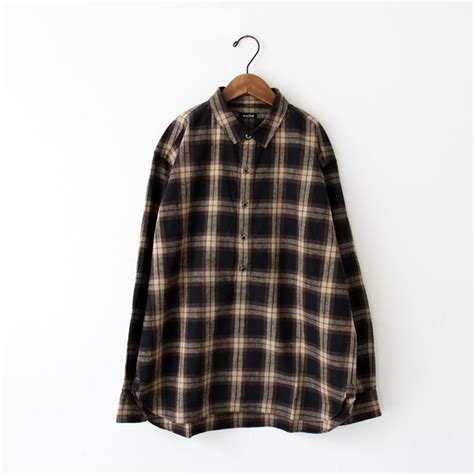 Maillot Mature C L Check Pull Over Shirt STRATO BLOG