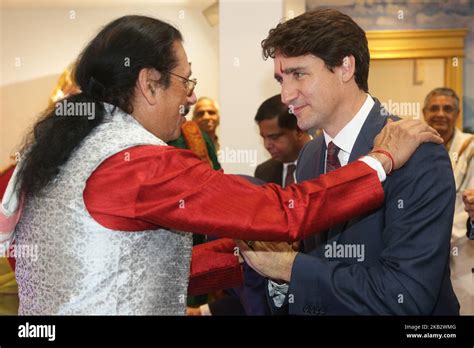 Canadian Prime Minister Justin Trudeau Visited The Vishnu Mandir Hindu