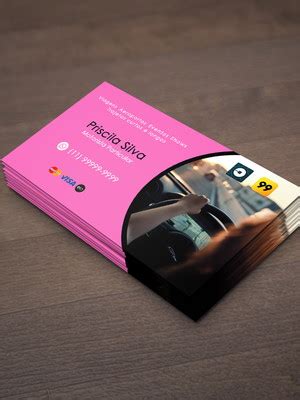 Cartao De Visita Taxi Uber Motorista Particular Compre Produtos