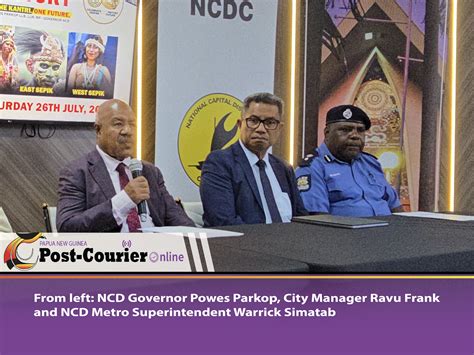 Full on security measures guaranteed for Momase Day at Sir Hubert