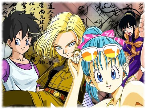 Dbz Girls Dragonball Z Girls Only Wallpaper Fanpop