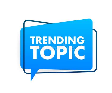 Trending Topic Icon Badge Ready For Use In Web Or Print Design Banner