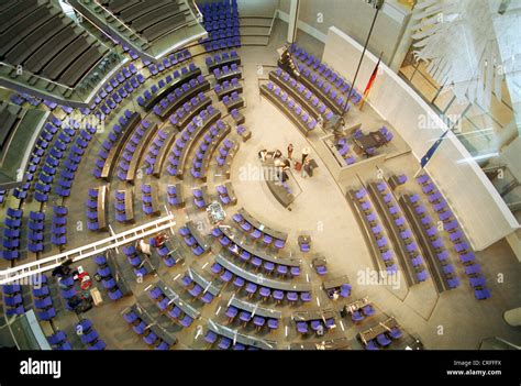 Berlin, Germany, the plenary hall of the Reichstag Stock Photo - Alamy