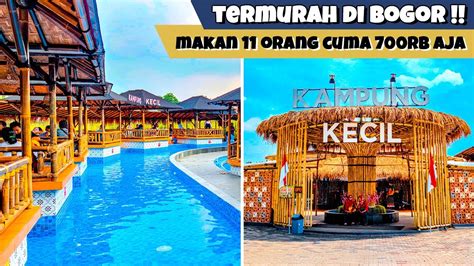 KAMPUNG KECIL CABANG VIVO MALL SENTUL Restoran Sunda Termurah Di