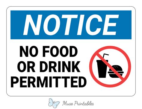 OSHA Notice Safety Sign: No Food Or Drink Allowed In This, 44% OFF