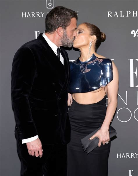 Jennifer Lopez And Ben Affleck Kiss At Women In Hollywood Event