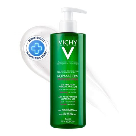 Vichy Normaderm Phytosolution Purifying Cleansing Gel 400ml Women