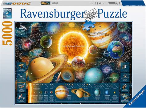 Puzzle Planetensystem Ravensburger 16720 5000 Teile Mond Sonne Und