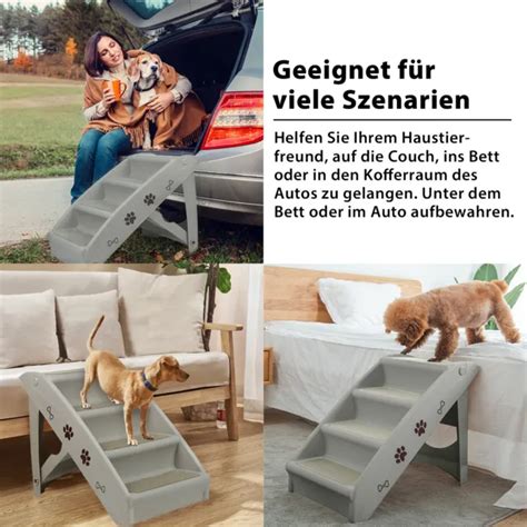 Stufen Haustiertreppe Hundetreppe Kg Katzentreppe Klappbar