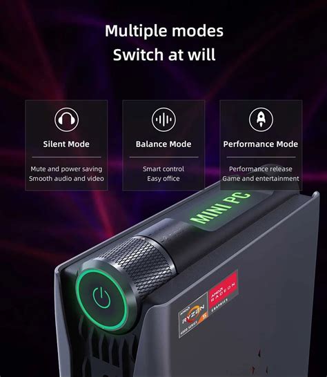 Acemagician Mini Pc Gaming Amd Ryzen U Gb Ddr Gb M Ssd