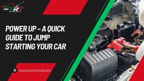 Ppt Power Up A Quick Guide To Jump Starting Your Car Powerpoint