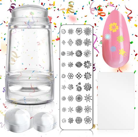Nail Art Stamper Set 1 Pc Silicone Nail Art Stamper With