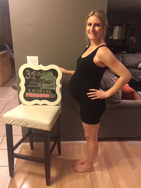 Week 34 Belly Pics — The Overwhelmed Mommy Blog