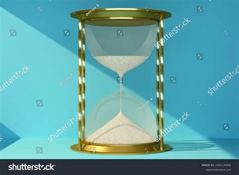 Golden Hourglass Ray Light 3d Rendering Stock Illustration 2161135891 Shutterstock