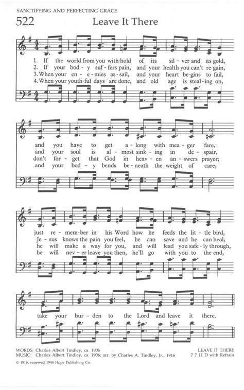 Leave It There | Gospel song lyrics, Christian song lyrics, Gospel song