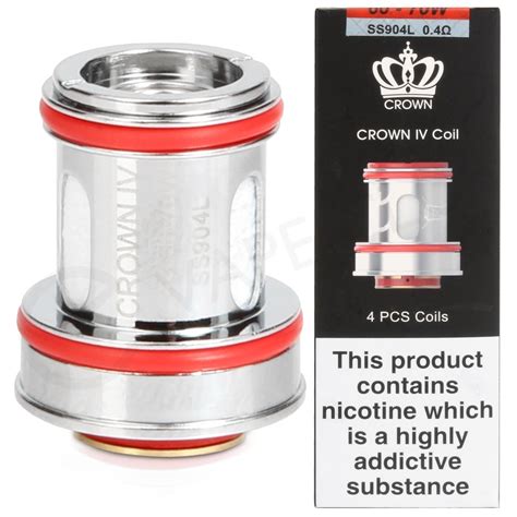 Uwell Crown 4 Coils Pack Of Four Mesh Standard Builds