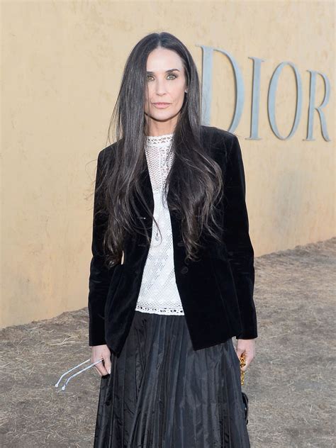 Demi Moore’s Down-to-There Hair Stole the Show at Dior Resort | Vogue