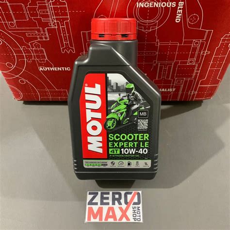 Jual Oli Motor Matic MOTUL Scooter Expert LE 4T 10W40 Technosynthese 1L