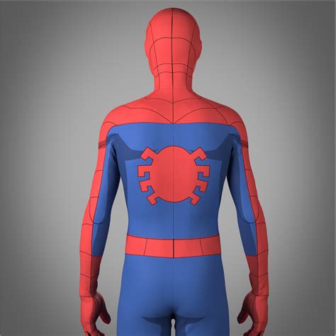 Spectacular Spider Man Sewing Dye Sub Pattern Male Cosplay Bodysuit Etsy