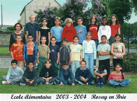 Photo De Classe 2003 2004 De 2003 Ecole La Fayette Rozay En Brie