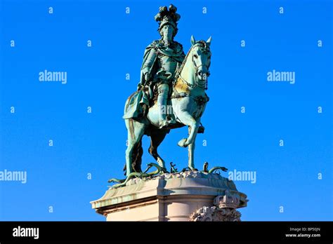 Equestrian Statue Of King Jose I Lisbon Portugal Stock Photo Alamy