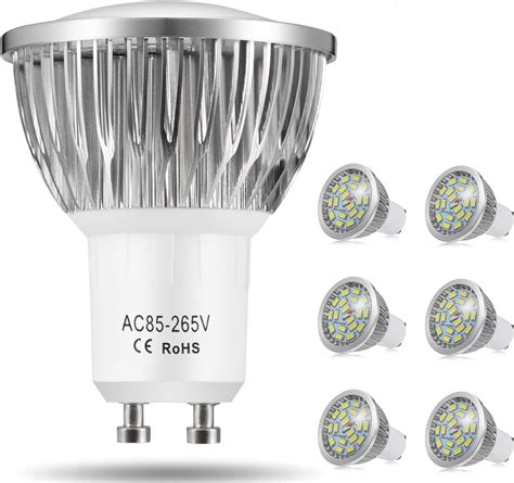 Ampoule LED GU10 7W 550LM Spot LED Équivalente 60W Ampoule Halogène