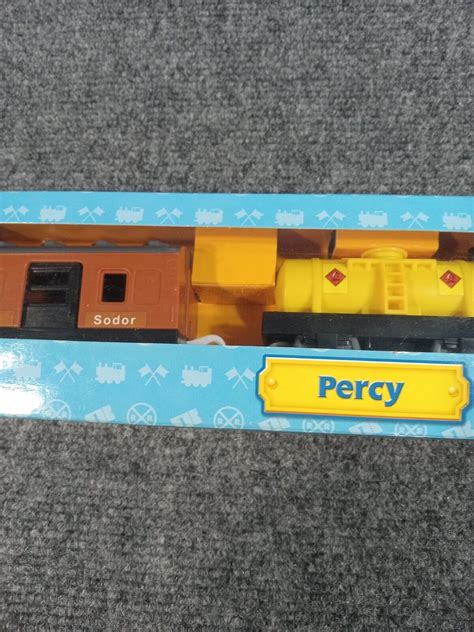 Thomas & Friends Trackmaster Percy 2006 Motorized Hit Toy Train Boxed ...