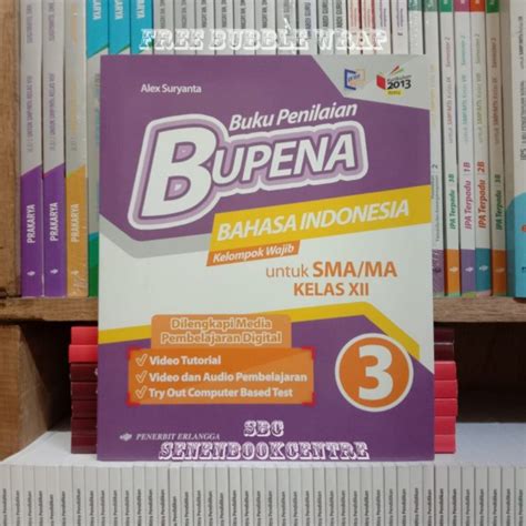 Jual Buku Bupena Bahasa Indonesia Kelas 3 XII 12 SMA K13 Revisi