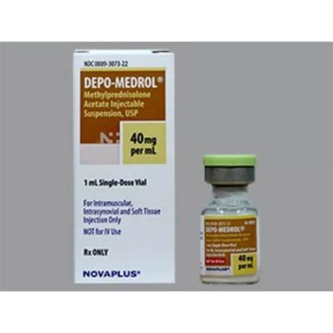 Depo Medrol 40 Mg Injection 1ml Methylprednisolone Medrol Dosage