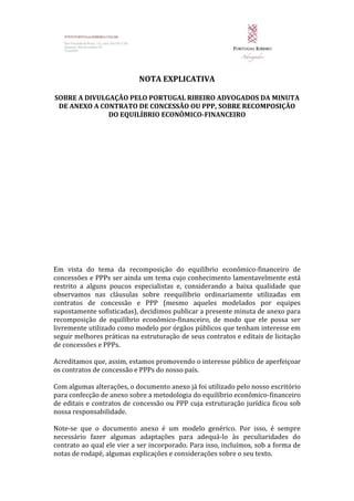 Metodologia Para Recomposi O Do Equil Brio Econ Mico Financeiro De