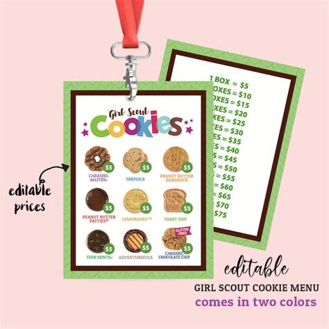 Girl Scout Cookies Etsy