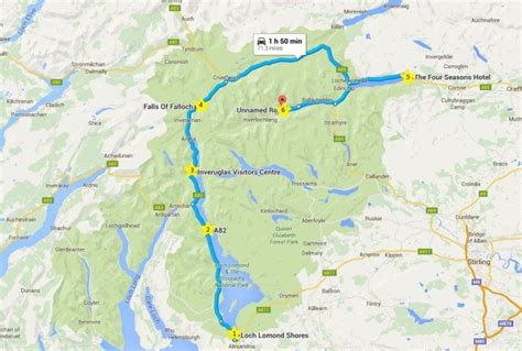 Scottish Scenic Routes Around Loch Lomond Mirror Box Scotland