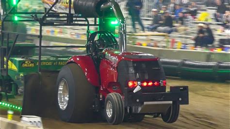 Pro Stock Tractors Ntpa Winter Nationals Tractor Pull Youtube