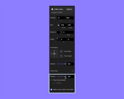 New Volume Control For Audio And Video Protopie