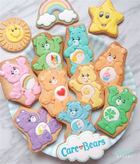 Care Bears Cookies Care Bears Party Ideas Care Bears Birthday Party