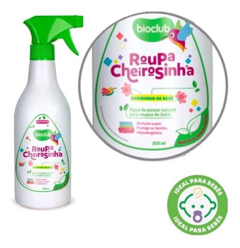 Água De Passar Perfumada Bioclub Cheirinho De Bebê 500ml Água de