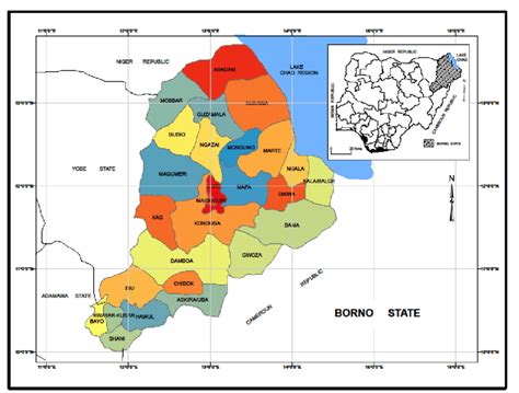 Borno State Nigeria Source Department Of Geography Nda Kaduna 2019