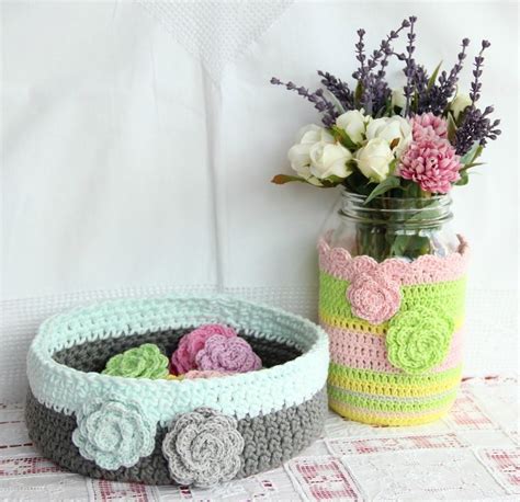 Des Corbeilles En Crochet D Coration Diy Tuto Crochet Et Papier